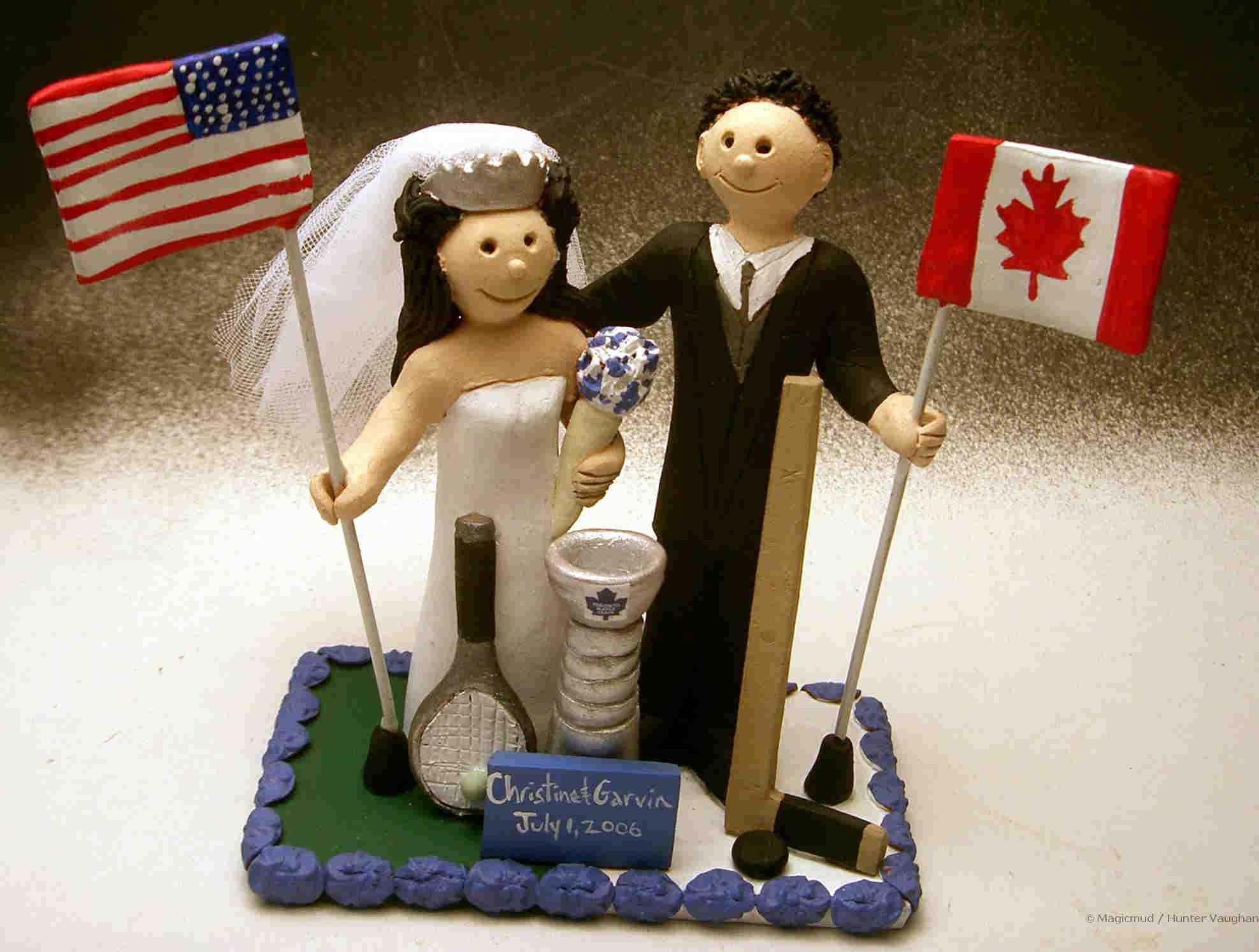 Humorous Wedding Cake Topper